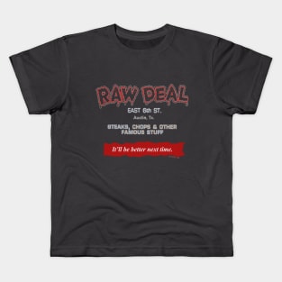 Raw Deal Bar & Restaurant, retro/vintage Austin, Texas Kids T-Shirt